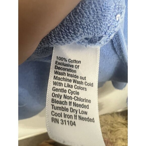 Crown & Ivy Periwinkle Elephant Sweater Size Large - Picture 7 of 8